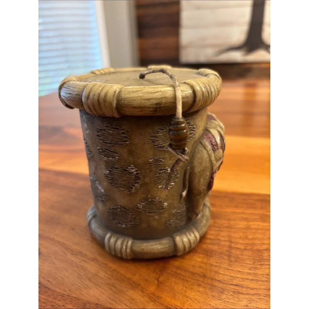 Lavai Elephant 3D Pillar Candle 4”